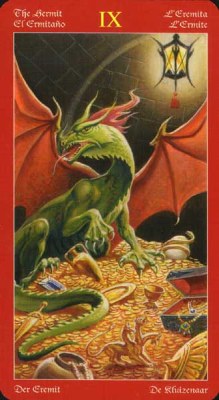 Dragons Tarot , галерея таро и значения Major09