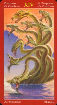 Dragons Tarot.  XIV .