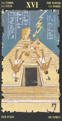 Egyptian Tarots.  XVI .