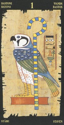 Egyptian Tarots. Wands01