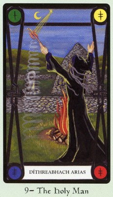 Faery Wicca Tarot. Аркан IX Отшельник.