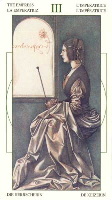 Leonardo da Vinci Tarot. Аркан III Императрица.