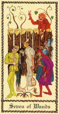 The Medieval Scapini Tarot. Каталог Wands07